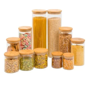 Kit Potes de Vidro Herméticos